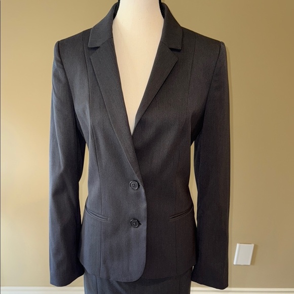 Anne Klein Blazer Gray Classic Lined Women’s Size 10 - Picture 1 of 12